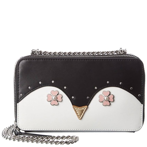 Kate Spade FROSTY CHAIN DOUBLE ZIP CROSSBODY - Picture 1 of 14